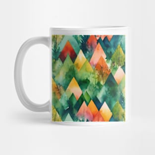 Watercolor Geometric Mug